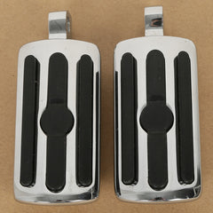 Santee Highway Rider Male Mount Footpeg Footrest Gloss Black Chrome Fit For Harley Touring All Model