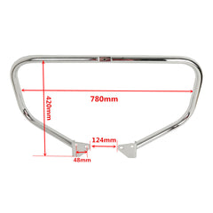 Custom Chrome 1-1/4"Engine Guard Highway Crash Bar Fit Matte Black, Chrome For Harley Dyna 06-17 FXDL 14-17