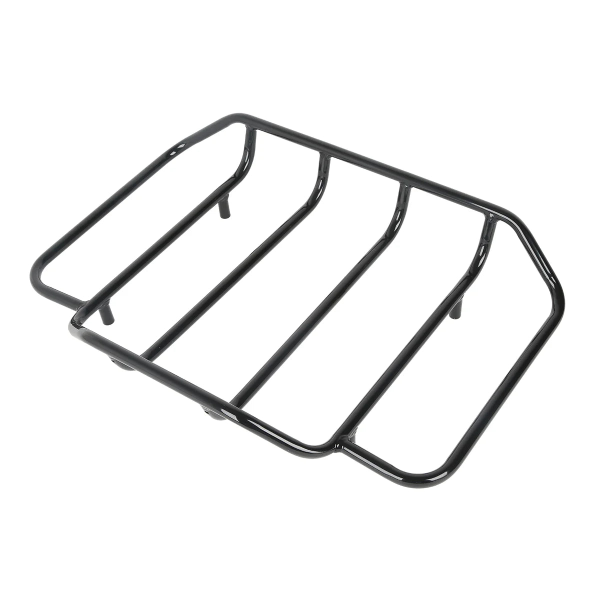 HR3 Black Pack Trunk Luggage Top Rack Fit For Harley King Chopped Razor Tour Pak Touring
