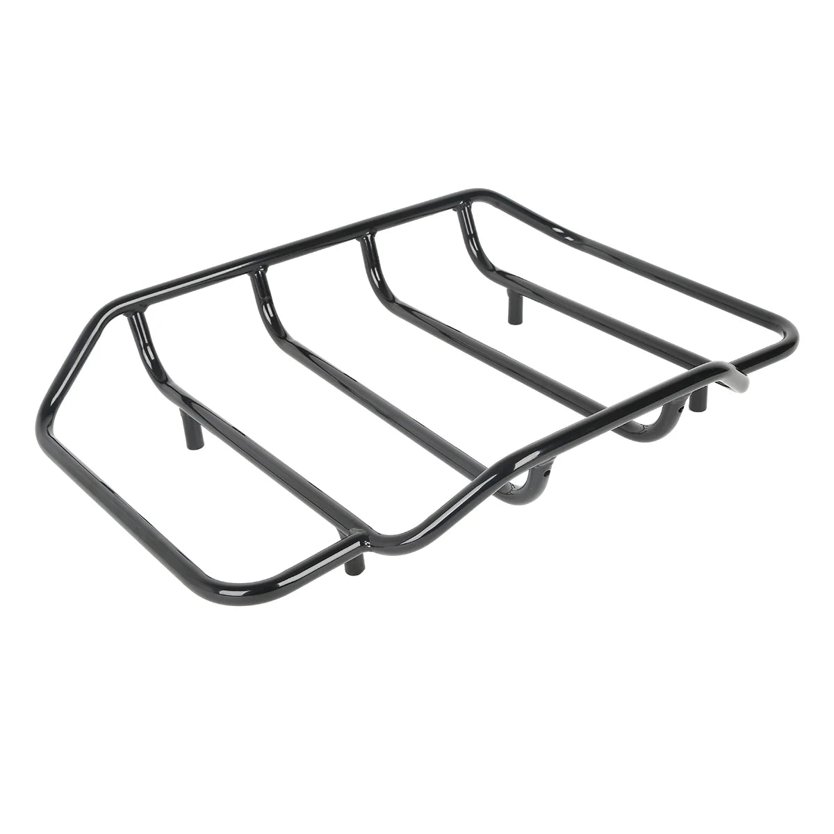 HR3 Black Pack Trunk Luggage Top Rack Fit For Harley King Chopped Razor Tour Pak Touring