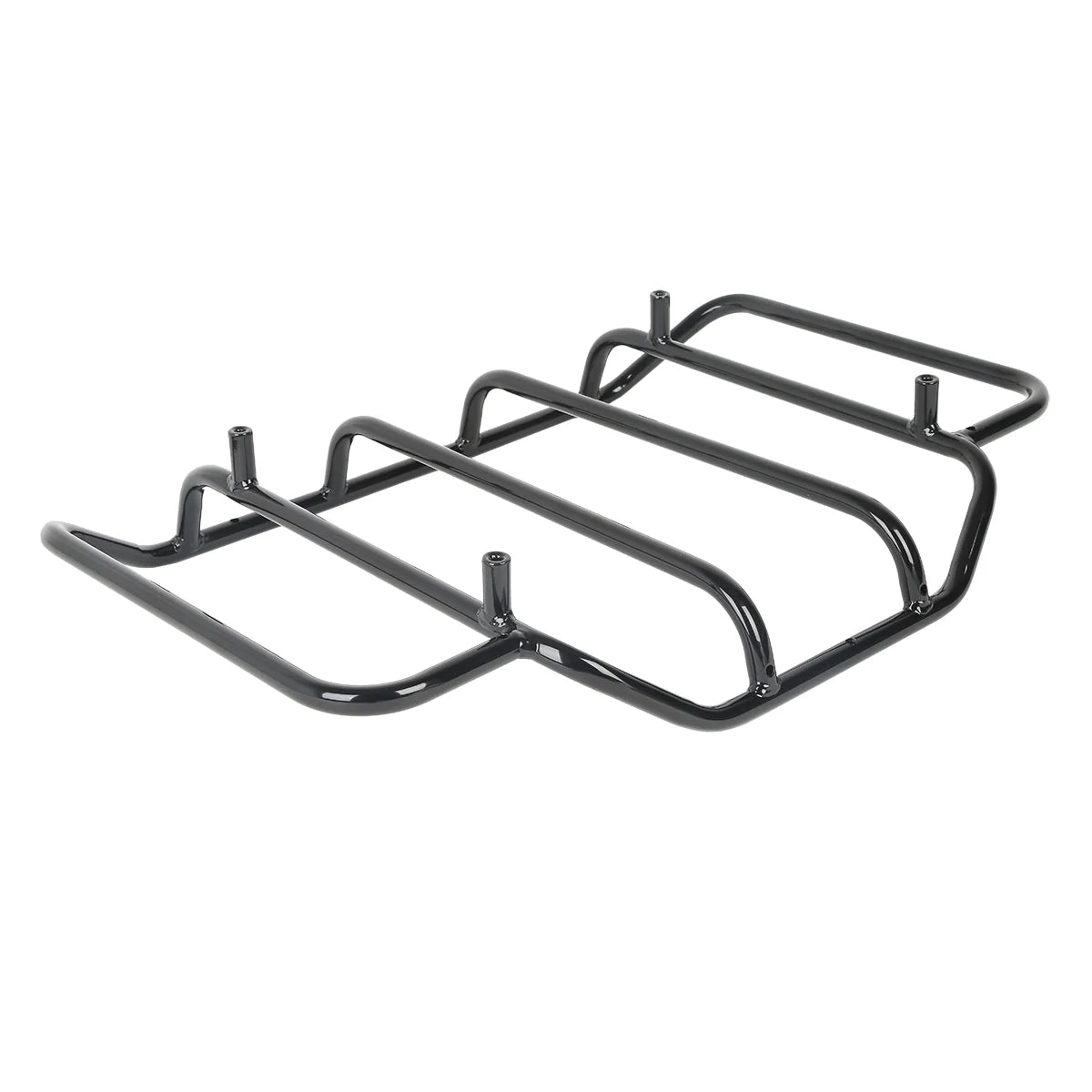 HR3 Black Pack Trunk Luggage Top Rack Fit For Harley King Chopped Razor Tour Pak Touring