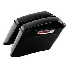 HR3 Vivid Black CVO Stretched Saddlebags For 14-23 Harley Touring