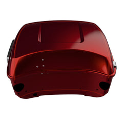HR3 Mysterious Red Sunglo King Size Touring Trunk Luggage with Speaker Cut Outs For 15-24 Harley Touring
