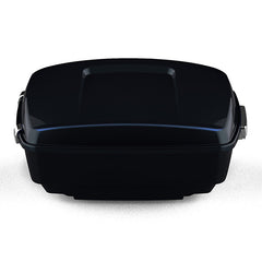 HR3 Mako Shark Fade 13.7" King Size Touring Trunk Luggage For 14-24 Harley Touring