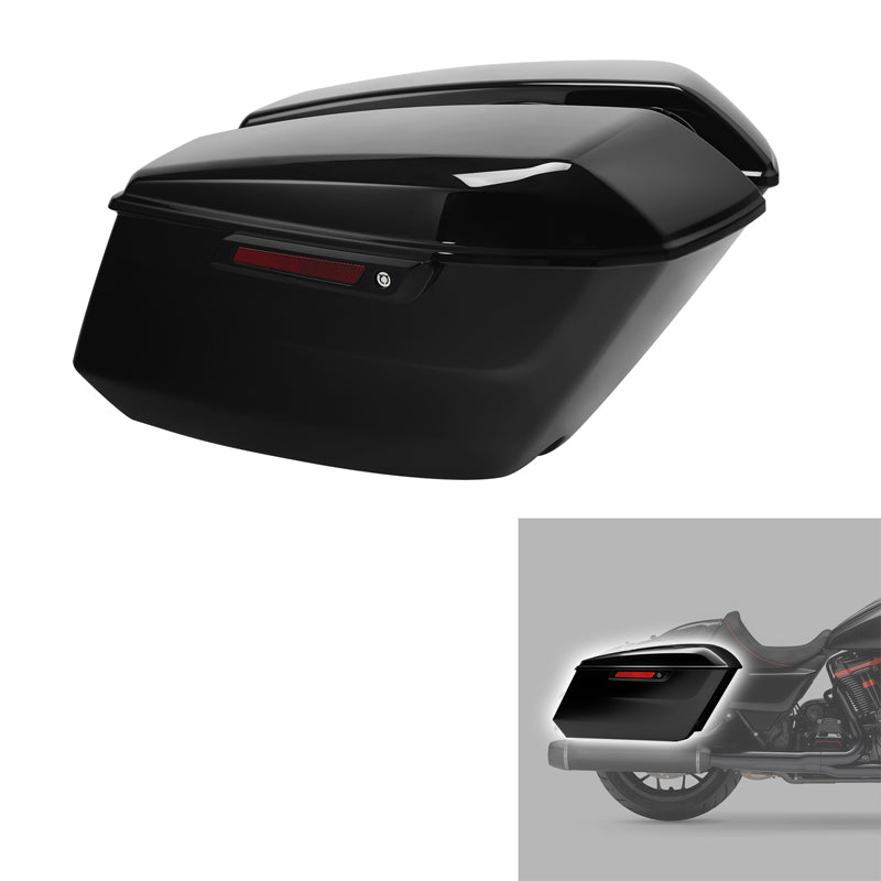 HR3 Vivid Black Touring Saddlebags for 2023+ HD Street/Road Gldie