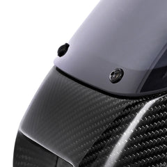 HR3 Carbon Fiber Vivid Black Headlight Fairing & Windshield Fit For Harley Softail FXBB FXLR 2018-later