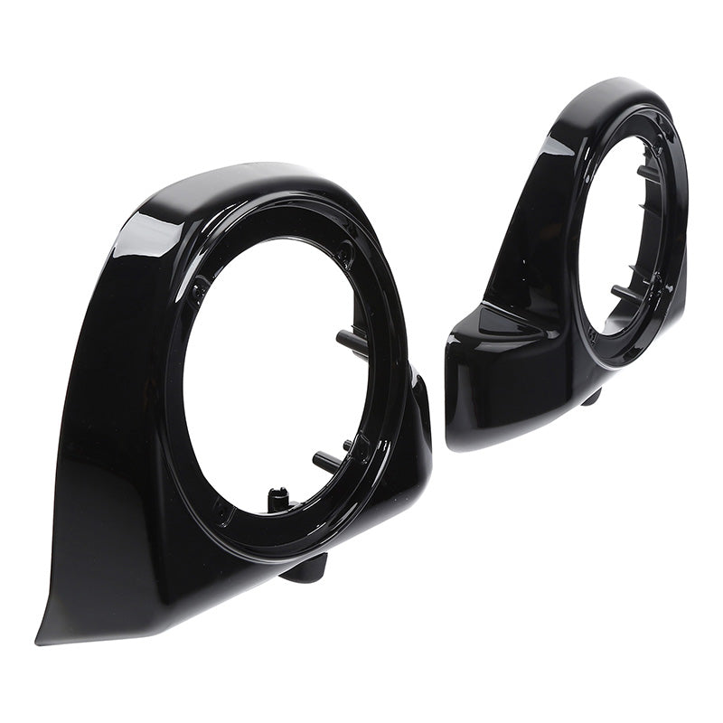 HR3 Vivid Black Lower Fairing Speaker Pods For Harley Touring Models 2014-2024