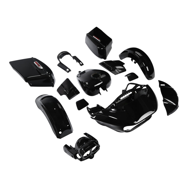 HR3 Vivid Black Complete Body Fairing Kit For Harley Road Glide Special FLTRXS 15-23