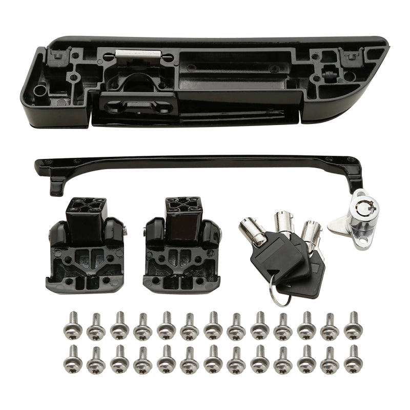HR3 Black Pack Trunk Latch Hinges Fit For Harley Tour Pak Touring FLHT FLHTCU 14-23