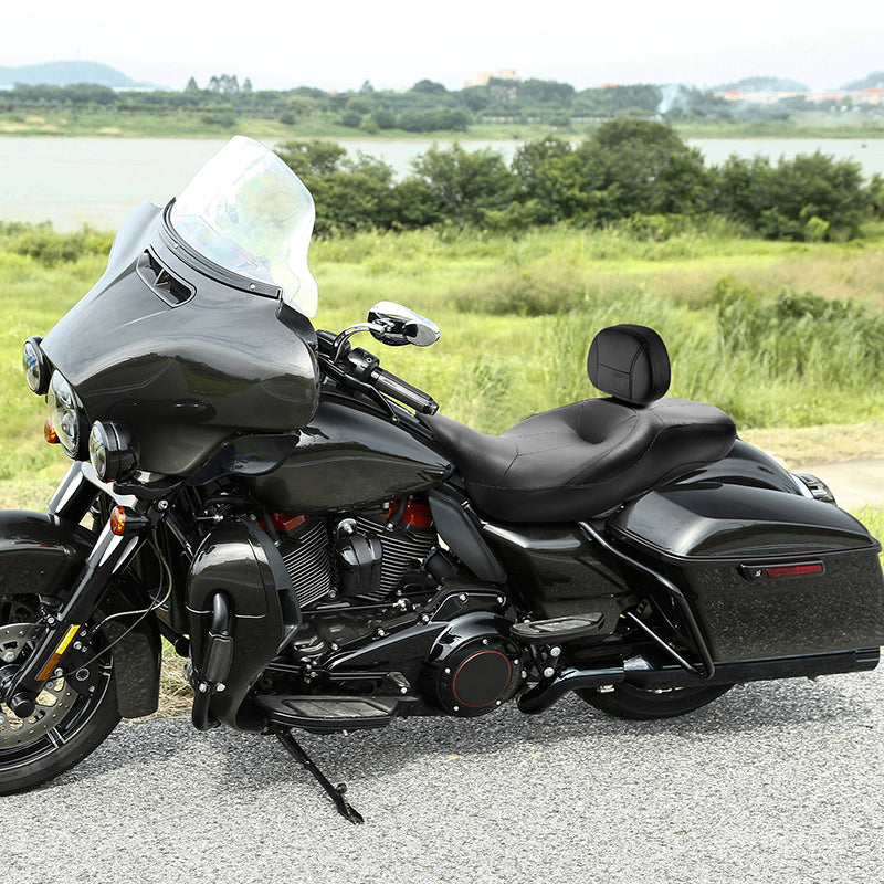 C.C. Rider Black Rider Backrest Pad for Harley Touring 1988-2025