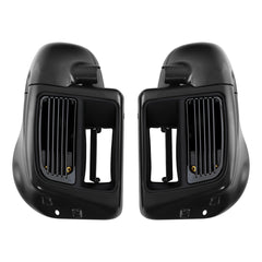 Custom Chrome Vented Lower Fairing Kit Unpainted Fit For Harley Touring FLTRK/FLHTK/FLHT 14-up