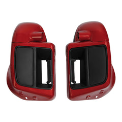 HR3 Wicked Red Vented Lower Fairing Kit For Harley Touring models 2014-2024