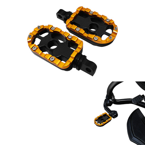 CUSTOM CHROME Passenger Footpegs Highway Pegs Footrests Fit For Harley Touring Sportster Softail