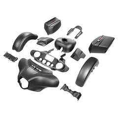 HR3 Industrial Gray Denim Complete Body Fairing Kit For Harley Street Glide FLHX 14-23