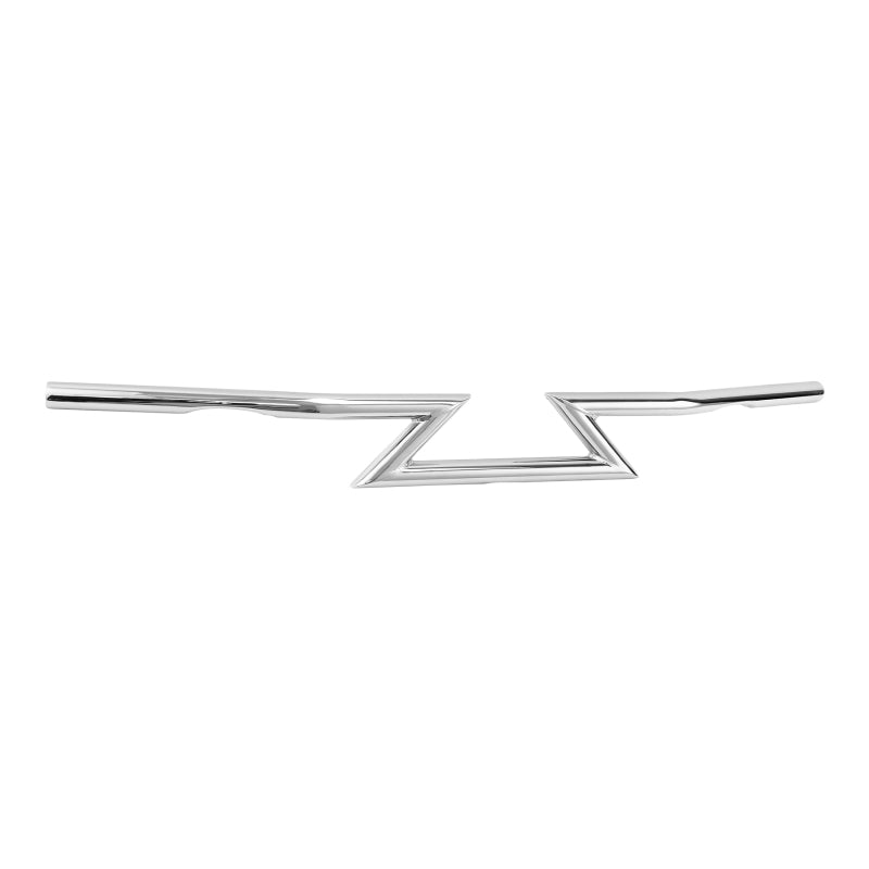 Jammer 1" Z Bar 4" Rise Dimpled Handlebar Chrome Fits For Harley Chopper Bobber Yamaha