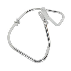 Custom Chrome Saddlebag Guards Rail Crash Bar Matte Black Chrome For Harley Softail Heritage Springer 97-99