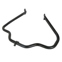 Custom Chrome 1-1/4" Engine Guard Highway Mustache Bar w/Footrest Matte Black Chorme Fit For Harley Touring 2008-2024
