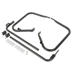 Custom Chrome Saddlebag Guards Brackets w/ Supports Bar Matte Black Chrome Fit For Harley Touring 1997-2008