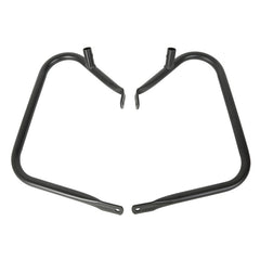 Custom Chrome 7/8"Rear Saddlebag Guards Rail Crash Bar Matte Black Chrome Fit For Harley Touring 1997-2013 Chrome