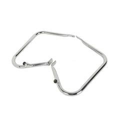 Custom Chrome 7/8"Rear Saddlebag Guards Rail Crash Bar Matte Black Chrome Fit For Harley Touring 1997-2013 Chrome