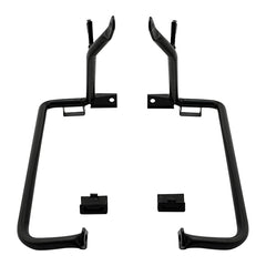 Custom Chrome Saddlebag Brackets Support Kit Fit Matte Black Chrome For Harley Touring FLHXSE FLTRXSE 09-13