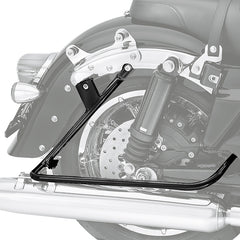 Custom Chrome Saddlebag Brackets Support Kit Fit Matte Black Chrome For Harley Touring FLHXSE FLTRXSE 09-13