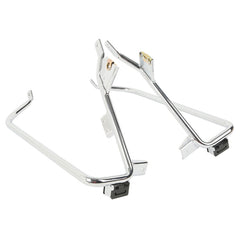 Custom Chrome Saddlebag Brackets Support Kit Fit Matte Black Chrome For Harley Touring FLHXSE FLTRXSE 09-13