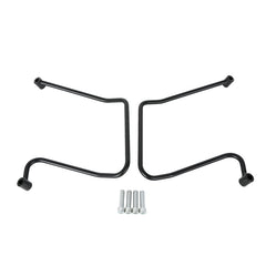 Custom Chrome 1/2"Saddlebag Bracket Support Matte Black Chrome Fit For Harley Dyna Fat Bob Wide Glide Satin Black