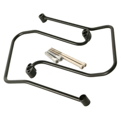 Custom Chrome Saddlebag Brackets Supports Matte Black Chrome Fit For Harley Dyna FXD/B/C/L 2006-2013