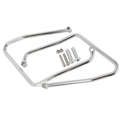 Custom Chrome 1/2"Saddlebag Bracket Supports Matte Black Chrome Fit For Harley Sportster XL 2004-2016 Satin Black