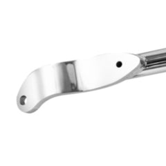 Custom Chrome Saddlebag Guards Rail Bar Matte Black Chrome Fit For Harley FXST FXSTB FXSTS 00-05 FLST 00-17