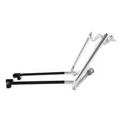 Custom Chrome Saddlebag Guards Brackets w/ Supports Bar Gloss Black Matte Black Chrome Fit For Harley Touring 2014-2024