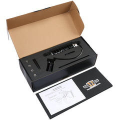 Custom Chrome Rear Air Ride Suspension Kit +Air Tank Fit For Harley Touring Street Glide 94-24