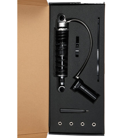 Custom Chrome Rear Air Ride Suspension Kit +Air Tank Fit For Harley Touring Street Glide 94-24