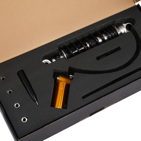 Custom Chrome Rear Air Ride Suspension Kits W/ Air Tank Fit For Harley-Davidson Touring 94-24