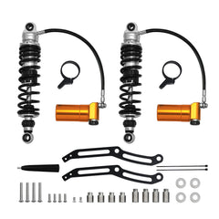 Custom Chrome Rear Air Ride Suspension Kits W/ Air Tank Fit For Harley-Davidson Touring 94-24