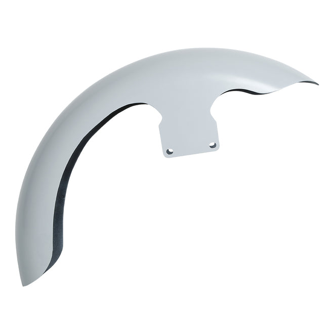 Custom Chrome Primer Gray 21" Wheel Wrap 5.5" Wide Front Fender for Harley Touring 1997-2013