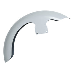 Custom Chrome Primer Gray 21" Wheel Wrap 5.5" Wide Front Fender Fit For Harley Touring 97-13