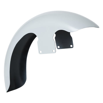 Custom Chrome Primer Gray 21" Wheel Wrap 5.5" Wide Front Fender for Harley Touring 1997-2013