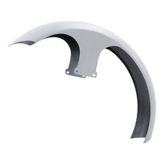 Custom Chrome Primer Gray 26" Wheel Wrap 6.5" Wide Front Fender Fit For Harley Touring 97-13