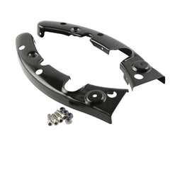 Custom Chrome Pair Rear Fender Strut Frame Covers Gloss Black Fit For Harley Touring 2009-2013