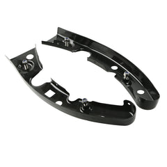 Custom Chrome Pair Rear Fender Strut Frame Covers Gloss Black Fit For Harley Touring 2009-2013
