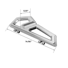 CUSTOM CHROME Empire Front Rider Driver Footboard FloorBoard Fit For Harley Touring Softail