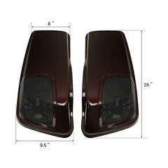 HR3 Twisted Cherry CVO Saddlebag Lids With 5" x 7" Speaker Cutouts For Harley Touring Models 2014-2023