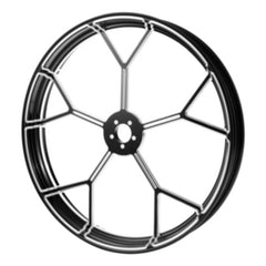 Custom Chrome26×3.5" Black Front Wheel Rim The Yee Fit For Harley Touring Glide 08-24 Non ABS