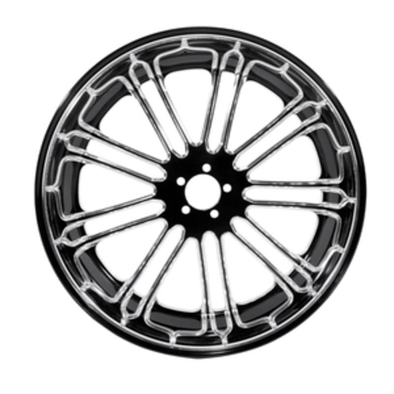 Custom Chrome 18"×3.5" Billet Rear Wheel Rim Fits For Harley Touring Glide 08-24 Non ABS Black