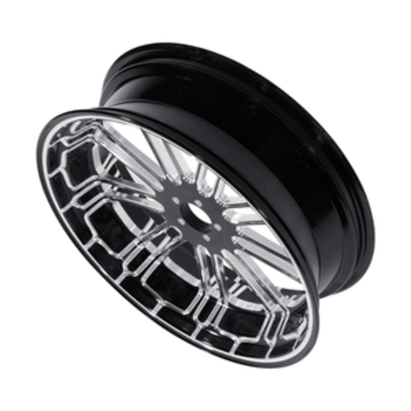 Custom Chrome 18"×3.5" Billet Rear Wheel Rim Fits For Harley Touring Glide 08-24 Non ABS Black