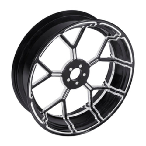 Custom Chrome 8"×3.5" Black Billet Rear Wheel Rim Fits For Harley Touring Glide 08-24 Non ABS