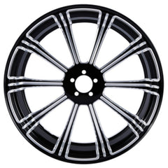 Custom Chrome 18"×3.5" Billet Rear Wheel Rim Fits For Harley Touring Glide 08-24 Non ABS Black