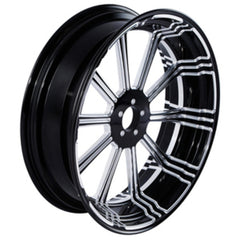 Custom Chrome 18"×3.5" Billet Rear Wheel Rim Fits For Harley Touring Glide 08-24 Non ABS Black